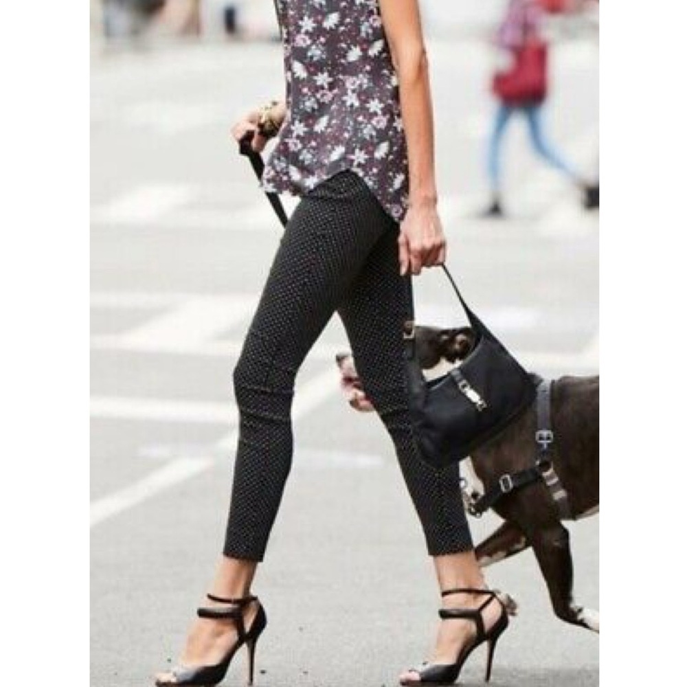 CAbi #5175 Polka Dot Black Trousers